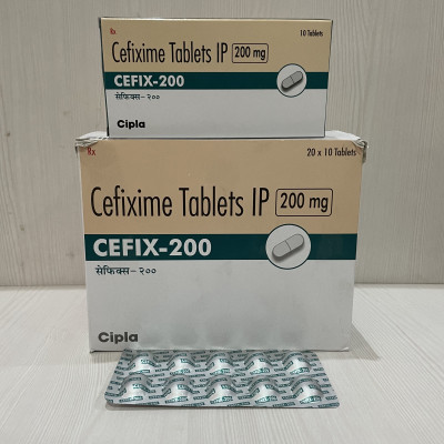 CEFIX-200 (OVAL)  10TAB