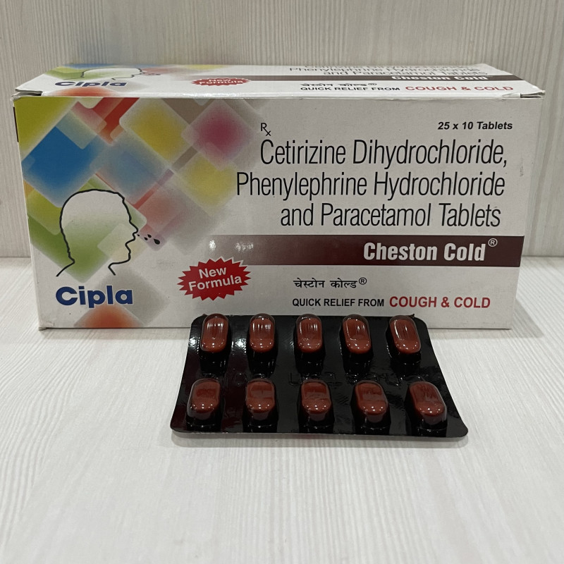 CHESTON COLD (AMBER)  10TAB