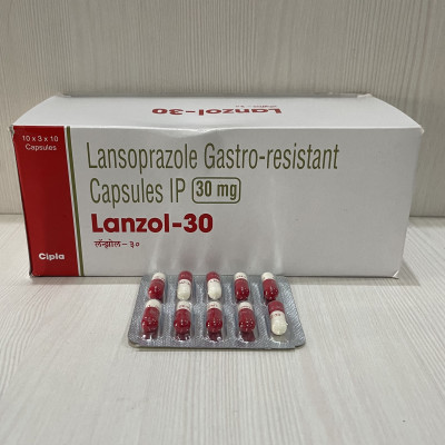 LANZOL-30  10CAP.